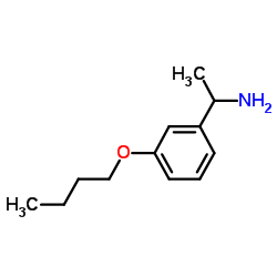 1-(3-Butoxyphenyl)ethanamine结构式