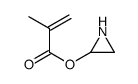 aziridin-2-yl 2-methylprop-2-enoate结构式