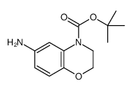 6-Amino-2,3-dihydro-benzo[1,4]oxazine-4-carboxylic acid tert-butyl ester Structure