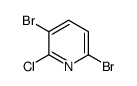 3,6-二溴-2-氯吡啶结构式