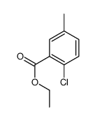 ethyl 2-chloro-5-methylbenzoate结构式