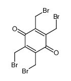 2,3,5,6-tetrakis(bromomethyl)cyclohexa-2,5-diene-1,4-dione Structure