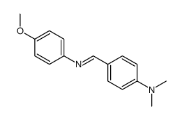 4-{(E)-[(4-Methoxyphenyl)imino]methyl}-N,N-dimethylaniline Structure