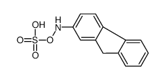 (9H-fluoren-2-ylamino) hydrogen sulfate Structure