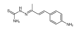 4t-(4-amino-phenyl)-but-3-en-2-one thiosemicarbazone结构式