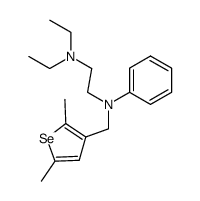N.N-Diethyl-N'-phenyl-N'-<2.5-dimethyl-selenenyl-(3)>-ethylendiamin Structure