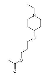 1-acetoxy-3-(1-ethyl-piperidin-4-yloxy)-propane Structure