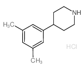 4-(3,5-Dimethylphenyl)piperidine hydrochloride Structure