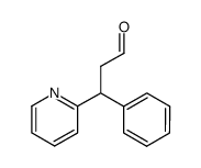 3-phenyl-3-(2-pyridyl)propanal Structure