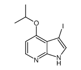 3-碘-4-(1-甲基乙氧基)-1H-吡咯并[2,3-B]吡啶结构式