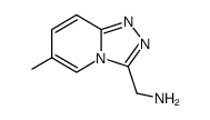C-(6-Methyl-[1,2,4]Triazolo[4,3-A]Pyridin-3-Yl)-Methylamine结构式