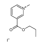 propyl 1-methylpyridin-1-ium-3-carboxylate,iodide Structure