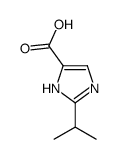 1H-Imidazole-4-carboxylicacid,2-(1-methylethyl)-(9CI) Structure