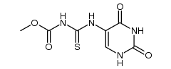 5-[1-[3-(methoxycarbonyl)thioureido]]uracil Structure