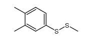 3,4-dimethylphenyl methyl disulfide Structure