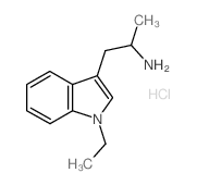 2-(1-Ethyl-1H-indol-3-yl)-1-methyl-ethylaminehydrochloride structure