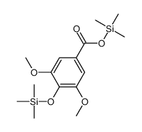 Trimethylsilyl 3,5-dimethoxy-4-(trimethylsilyloxy)benzoate结构式