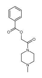 2-(4-methylpiperazin-1-yl)-2-oxoethyl benzoate Structure