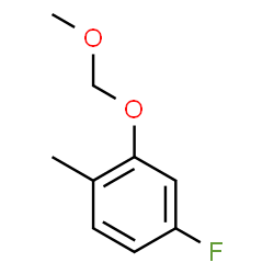 4-Fluoro-2-(methoxymethoxy)-1-methylbenzene结构式