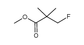 methyl 3-fluoro-2,2-dimethylpropanoate结构式