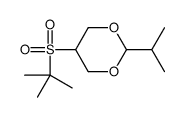 5-tert-butylsulfonyl-2-propan-2-yl-1,3-dioxane结构式