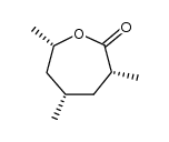 (2R,4S,6S,)-2,4-dimethyl-6-heptanolide结构式