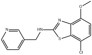 7-Chloro-4-methoxy-N-(pyridin-3-ylmethyl)benzo[d]thiazol-2-amine picture