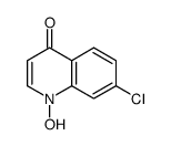 7-chloro-1-hydroxyquinolin-4-one结构式