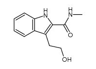 3-(2-Hydroxyethyl)-N-methyl-1H-indole-2-carboxamide Structure