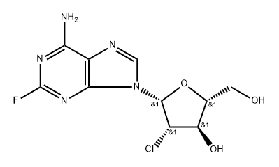 9-(2-Chloro-2-deoxy-β-D-arabinofuranosyl)-2-fluoro-9H-purin-6-amine图片