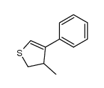 2,3-Dihydro-3-methyl-4-phenylthiophene Structure