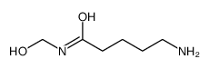 5-amino-N-(hydroxymethyl)pentanamide结构式