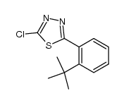 2-(2-(tert-butyl)phenyl)-5-chloro-1,3,4-thiadiazole Structure
