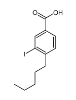 3-Iodo-4-pentylbenzoic acid结构式