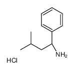 (S)-3-甲基-1-苯基丁-1-胺结构式
