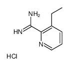 3-ethylpyridine-2-carboximidamide,hydrochloride结构式