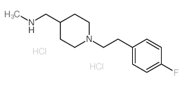 ({1-[2-(4-Fluorophenyl)ethyl]piperidin-4-yl}-methyl)methylamine dihydrochloride Structure