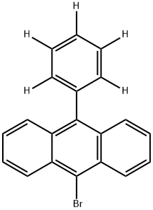 Anthracene,9-bromo-10-(phenyl-2,3,4,5,6-d5)-结构式