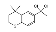 6-(1,1-dichloroethyl)-4,4-dimethylthiochroman结构式