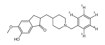 6-O-Desmethyl donepezil-d5结构式