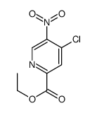 4-氯-5-硝基吡啶甲酸乙酯结构式