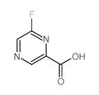 6-Fluoro-pyrazine-2-carboxylic acid结构式