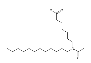 methyl 7-(N-dodecylacetamido)heptanoate Structure