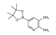 5,6-Diaminopyridine-3-boronic acid pinacol ester structure