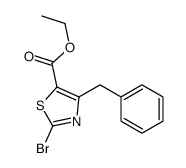 ethyl 4-benzyl-2-bromo-1,3-thiazole-5-carboxylate结构式