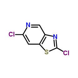 2,6-Dichloro[1,3]thiazolo[4,5-c]pyridine结构式