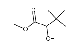 Methyl 2-hydroxy-3,3-dimethylbutanoate structure