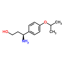 (3S)-3-Amino-3-(4-isopropoxyphenyl)-1-propanol Structure