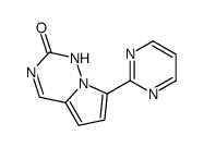 7-pyrimidin-2-yl-1H-pyrrolo[2,1-f][1,2,4]triazin-2-one Structure