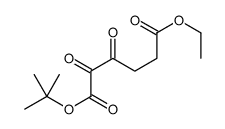 1-O-tert-butyl 6-O-ethyl 2,3-dioxohexanedioate结构式